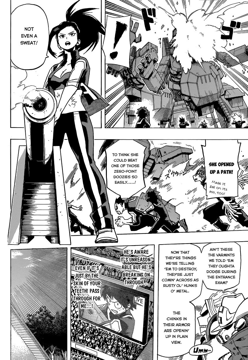 Boku no Hero Academia Chapter 25 page 12 - Chapter 25: Wow, Everyone's Quirks Are Great