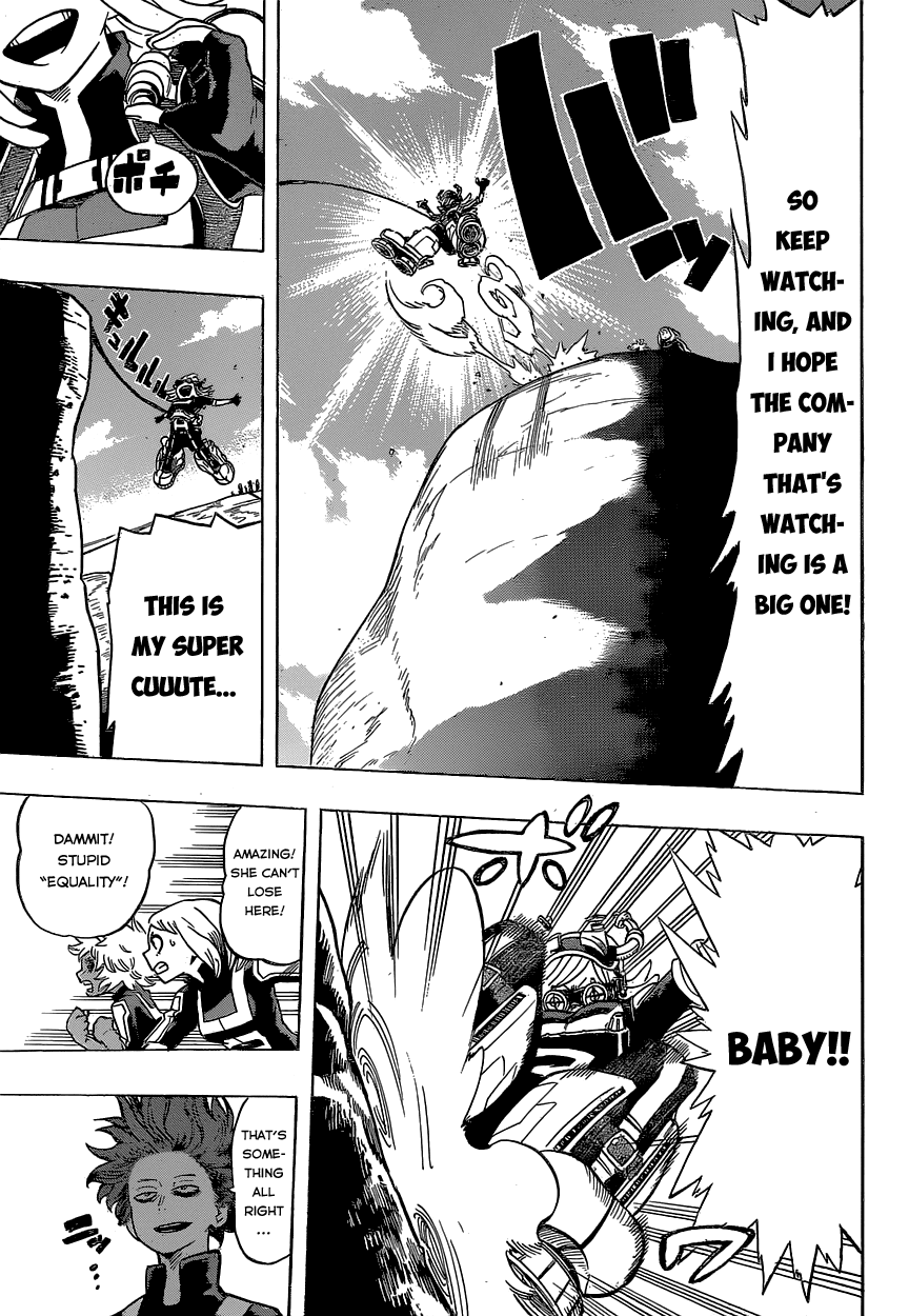 Boku no Hero Academia Chapter 25 page 15 - Chapter 25: Wow, Everyone's Quirks Are Great