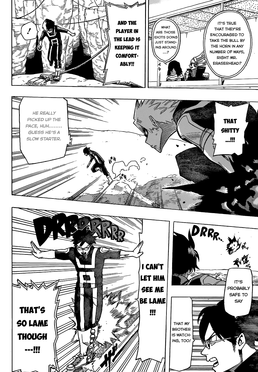 Boku no Hero Academia Chapter 25 page 16 - Chapter 25: Wow, Everyone's Quirks Are Great