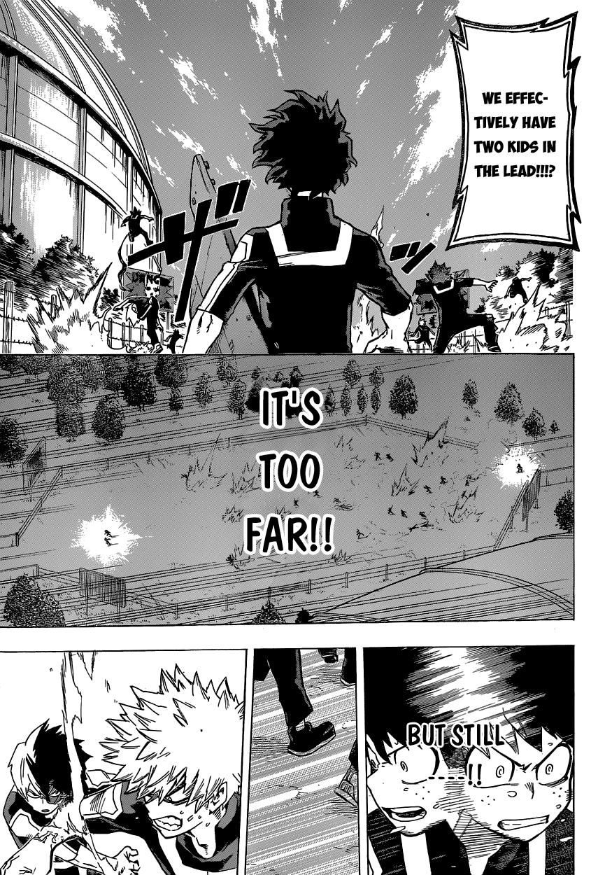 Boku no Hero Academia Chapter 25 page 21 - Chapter 25: Wow, Everyone's Quirks Are Great