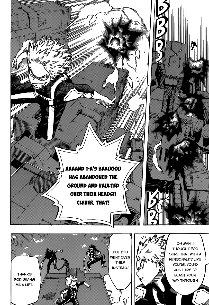 Boku no Hero Academia Chapter 25 page 8 - Chapter 25: Wow, Everyone's Quirks Are Great