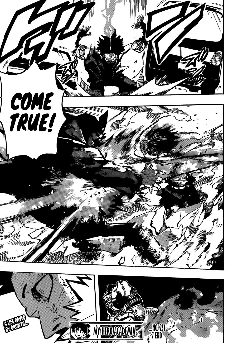 Boku no Hero Academia Chapter 251 page 14 - Chapter 251: One Week