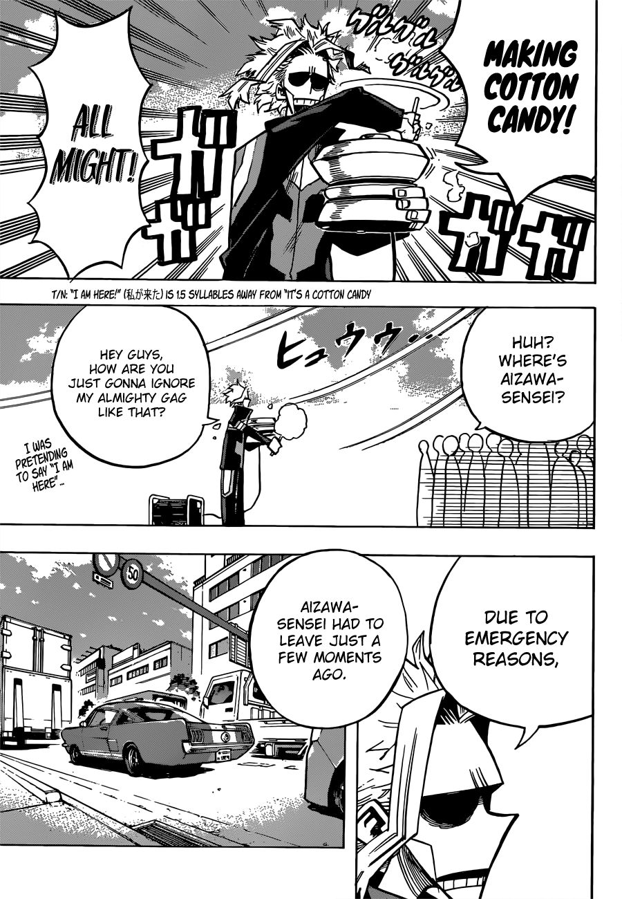 Boku no Hero Academia Chapter 253 page 9 - Chapter 253: Shirakumo