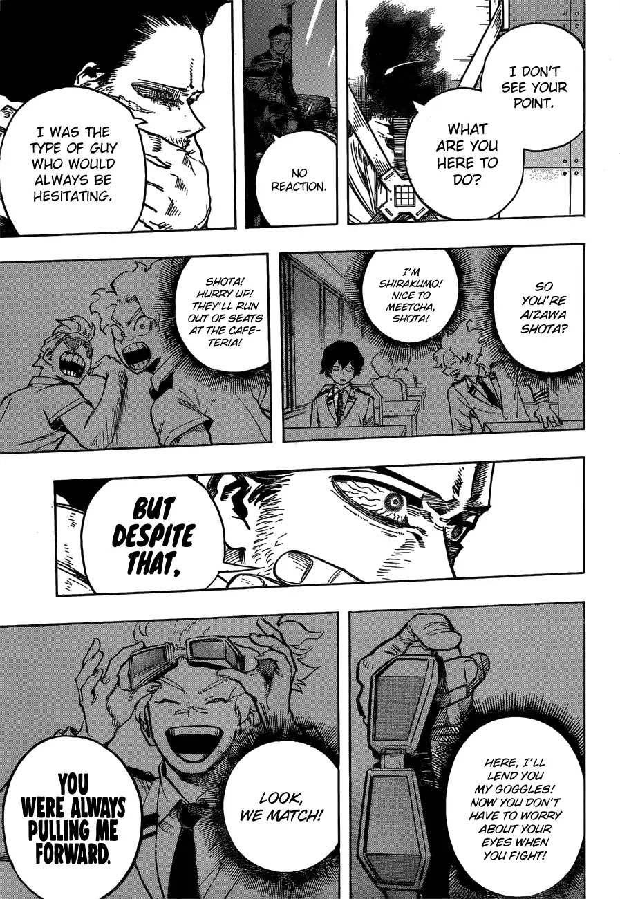 Boku no Hero Academia Chapter 254 page 11 - Chapter 254: You Wanted to Be a Hero, More Than Anyone Else.