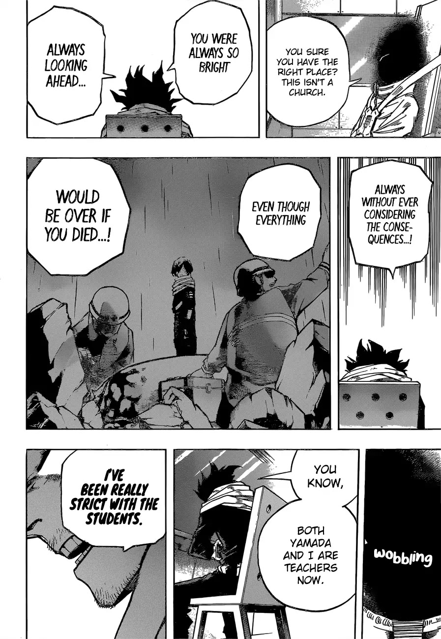Boku no Hero Academia Chapter 254 page 12 - Chapter 254: You Wanted to Be a Hero, More Than Anyone Else.