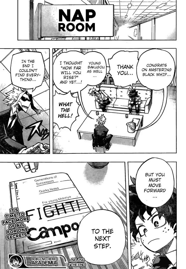 Boku no Hero Academia Chapter 256 page 14 - Chapter 256: The Sky, High and Blue