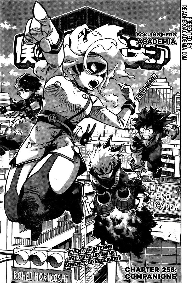 Boku no Hero Academia Chapter 258 page 1 - Chapter 258