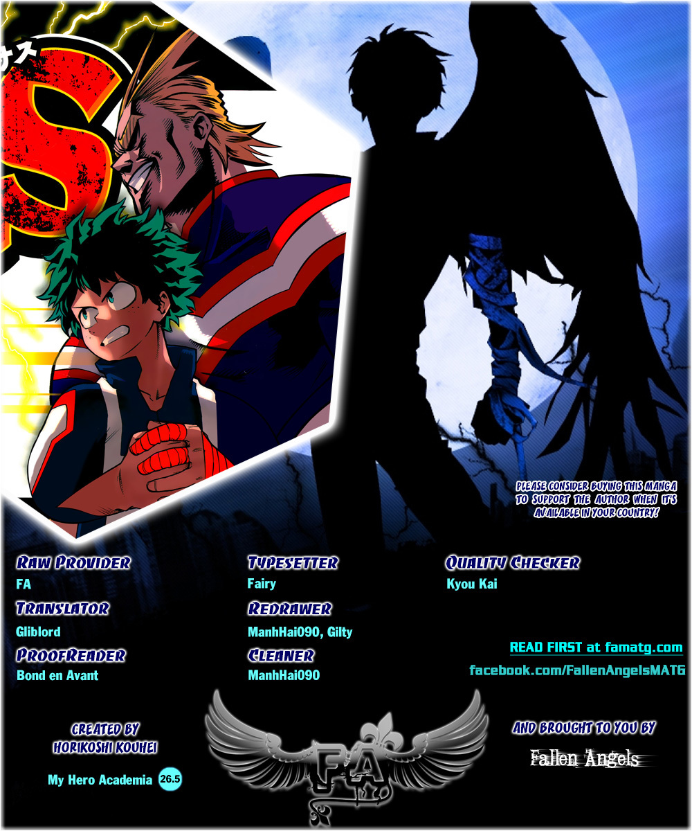 Boku no Hero Academia Chapter 26.5 page 1 - Chapter 26.5: Volume 3 Omake