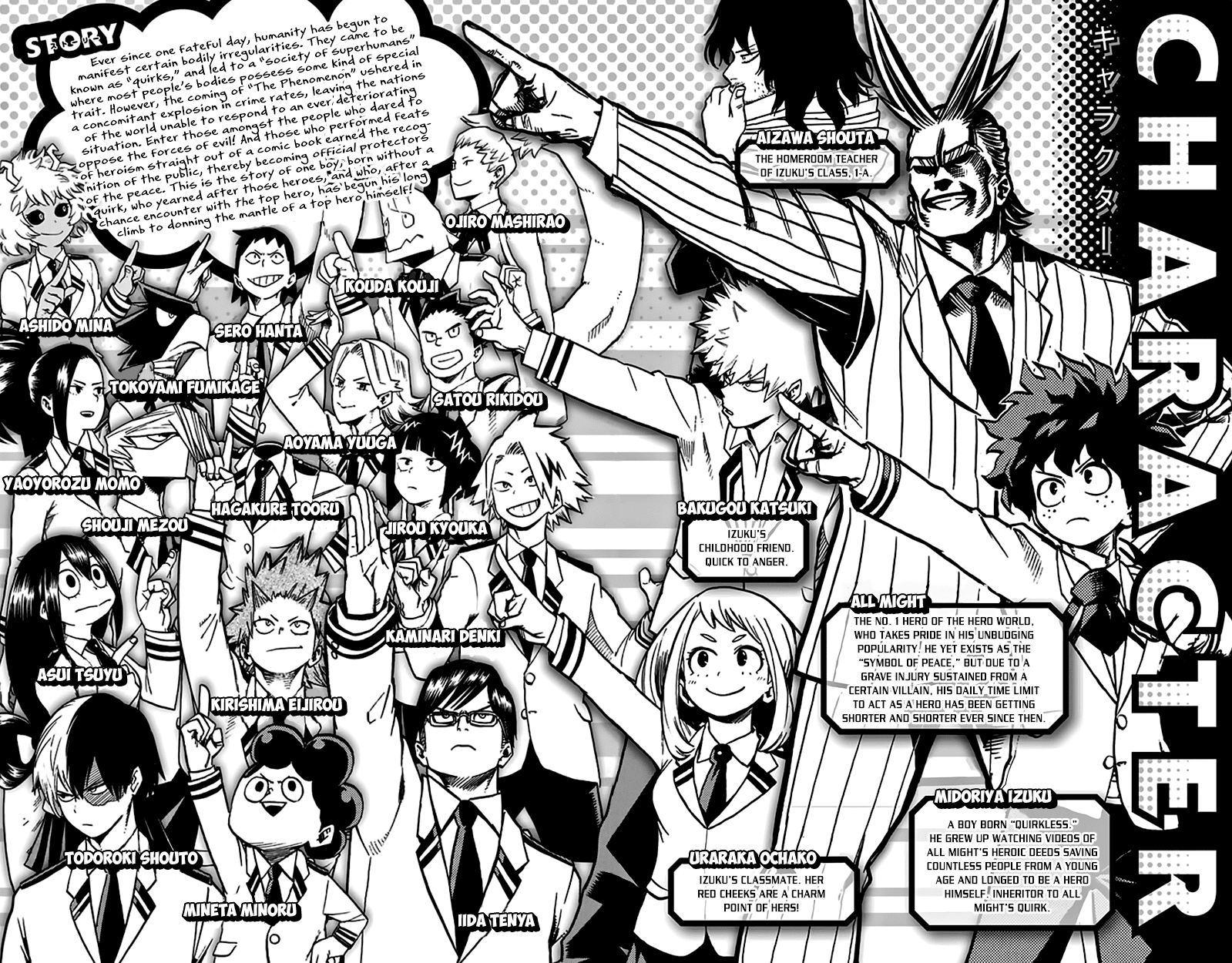 Boku no Hero Academia Chapter 26.5 page 6 - Chapter 26.5: Volume 3 Omake