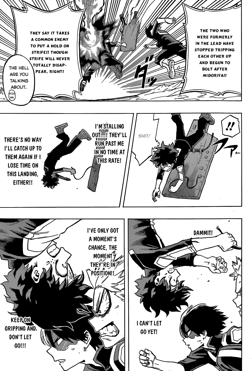 Boku no Hero Academia Chapter 26 page 11 - Chapter 26: The Pursuit Is On