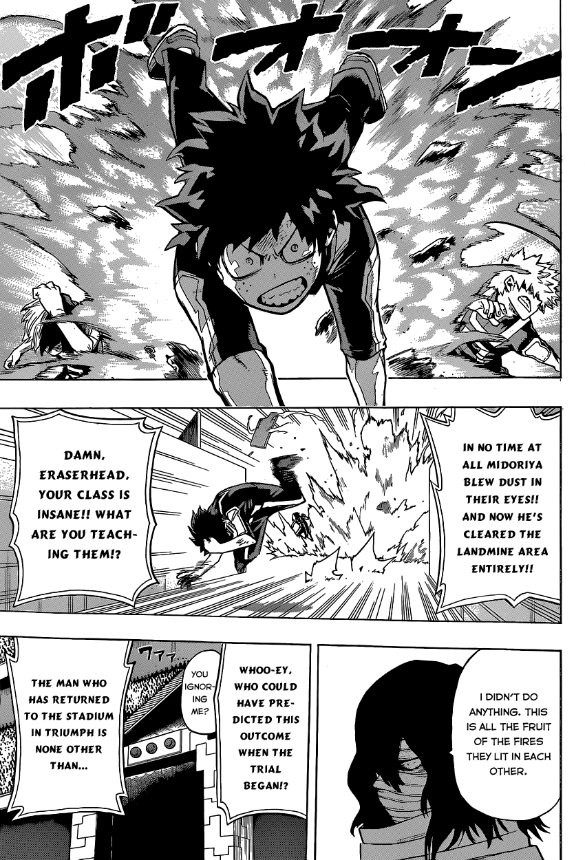Boku no Hero Academia Chapter 26 page 13 - Chapter 26: The Pursuit Is On