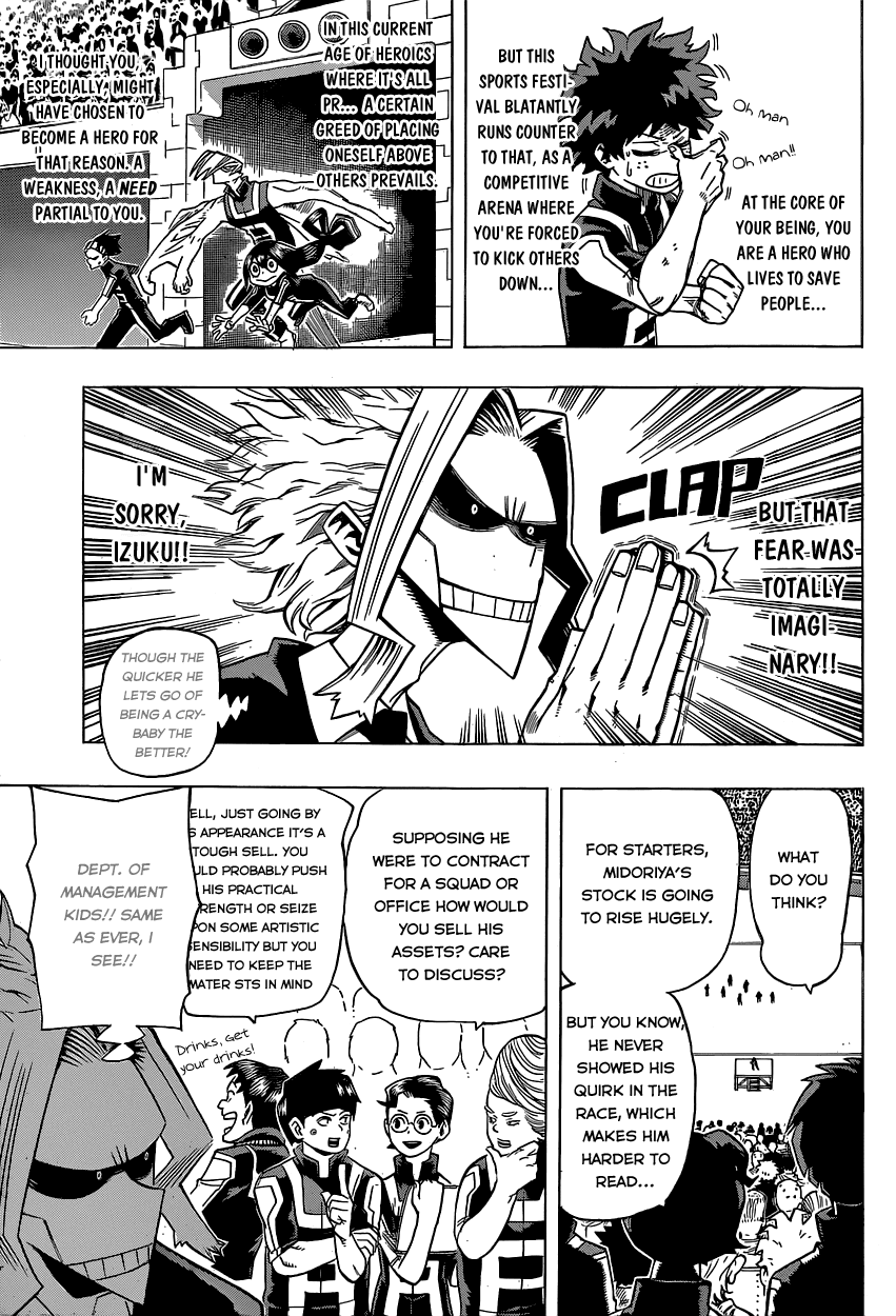 Boku no Hero Academia Chapter 26 page 16 - Chapter 26: The Pursuit Is On