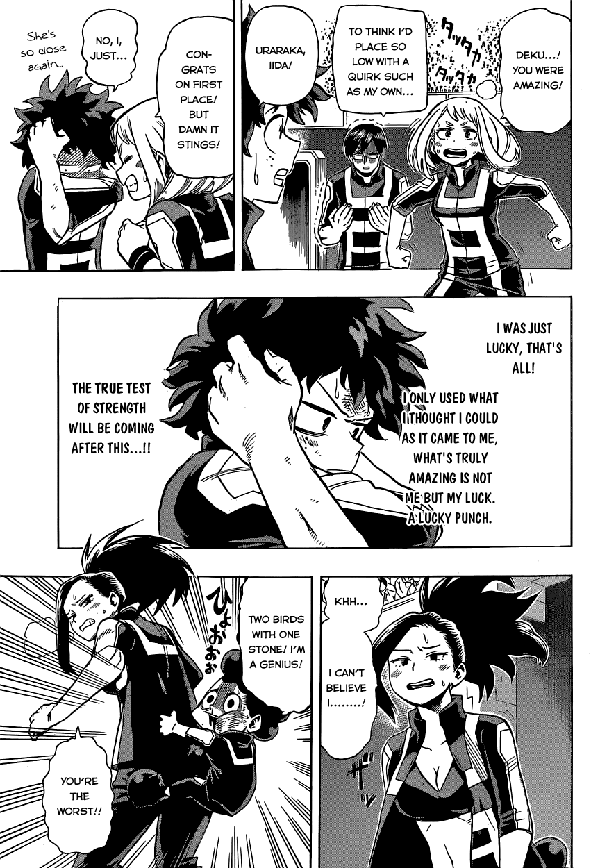 Boku no Hero Academia Chapter 26 page 18 - Chapter 26: The Pursuit Is On