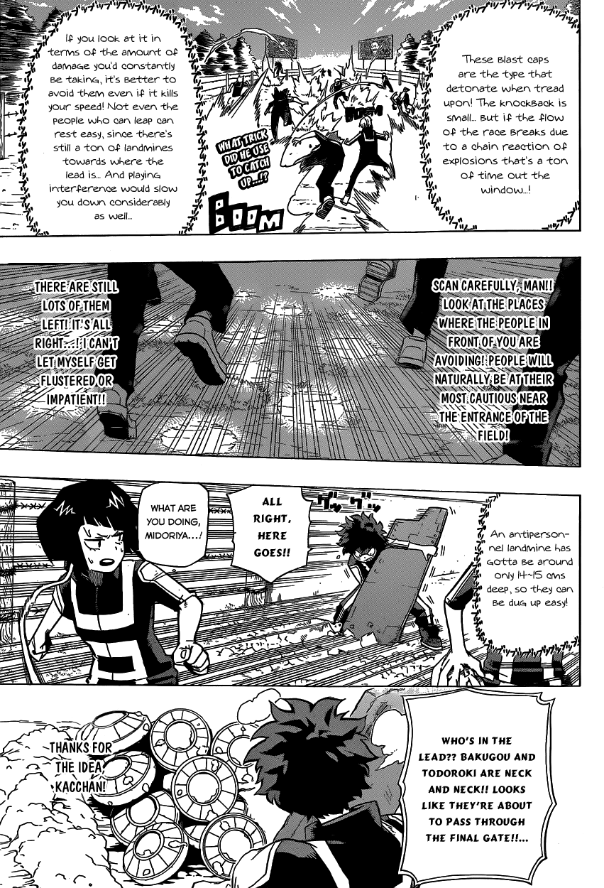 Boku no Hero Academia Chapter 26 page 7 - Chapter 26: The Pursuit Is On