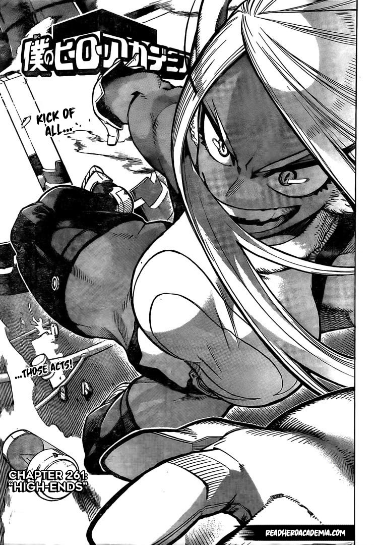 Boku no Hero Academia Chapter 261 page 1 - Chapter 261: High-Ends