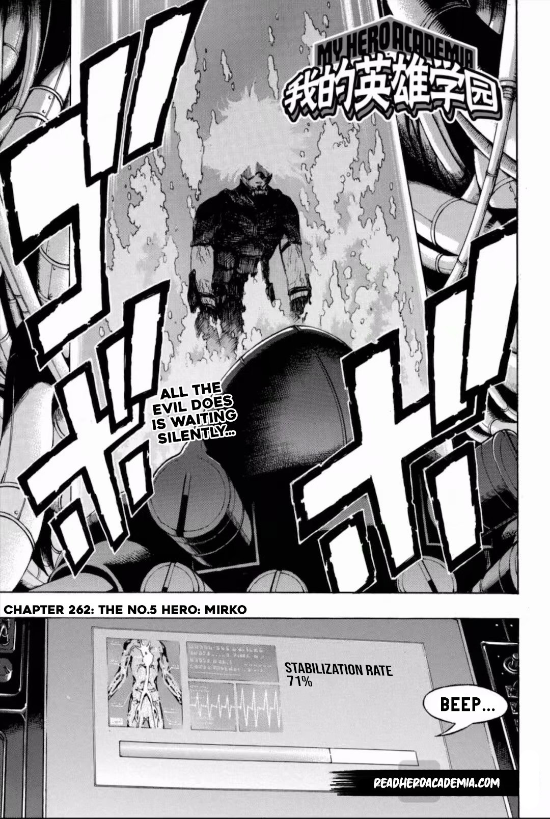 Boku no Hero Academia Chapter 262 page 6 - Chapter 262: The Nº 5 Hero: Mirko
