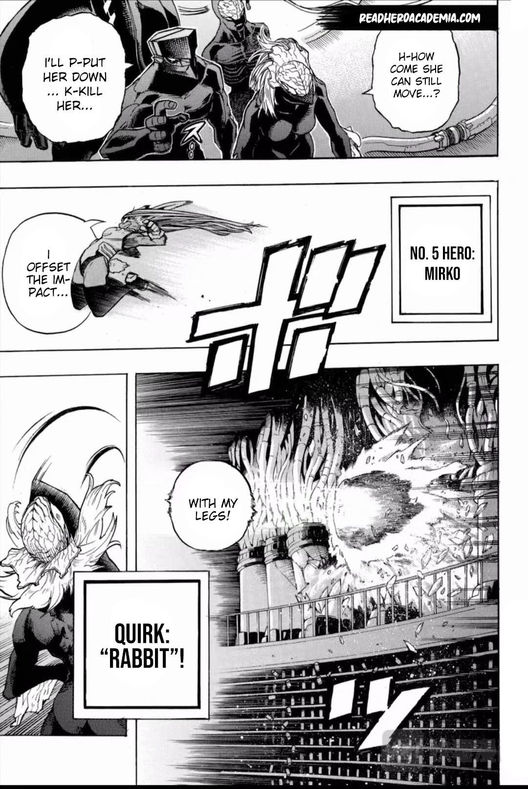 Boku no Hero Academia Chapter 262 page 8 - Chapter 262: The Nº 5 Hero: Mirko