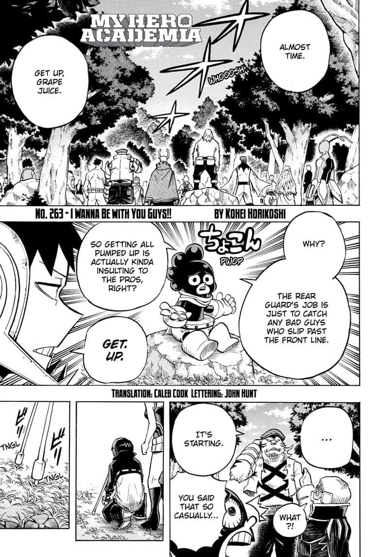 Boku no Hero Academia Chapter 263 page 1 - Chapter 263