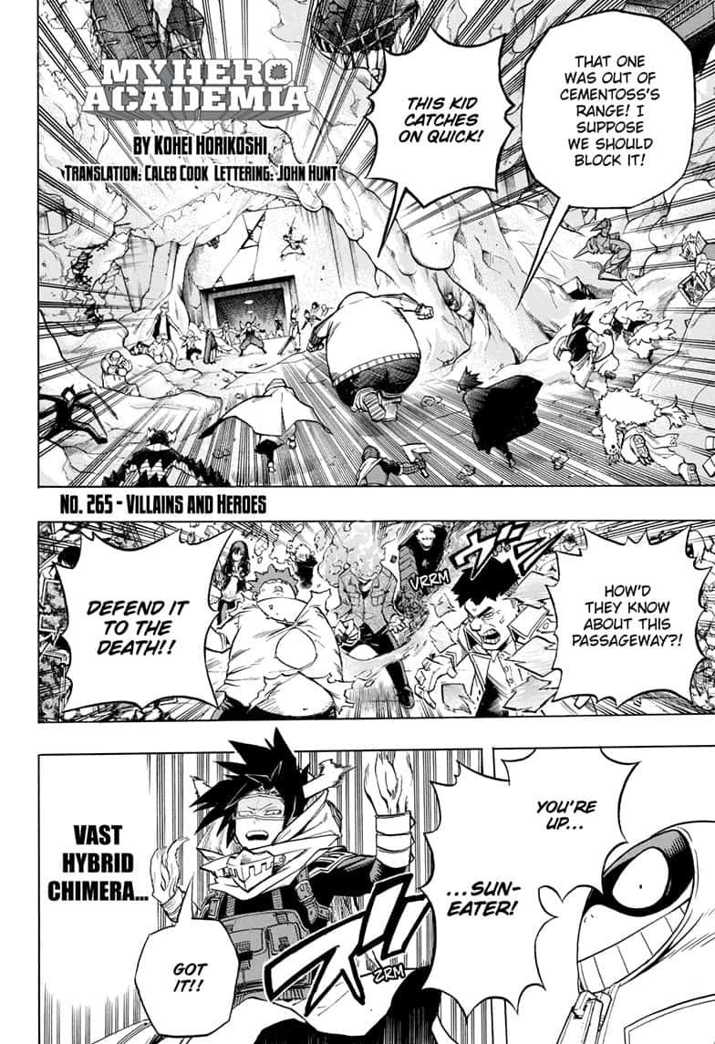 Boku no Hero Academia Chapter 265 page 2 - Chapter 265