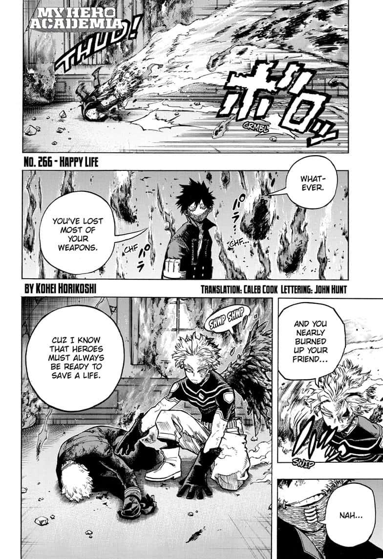 Boku no Hero Academia Chapter 266 page 2 - Chapter 266