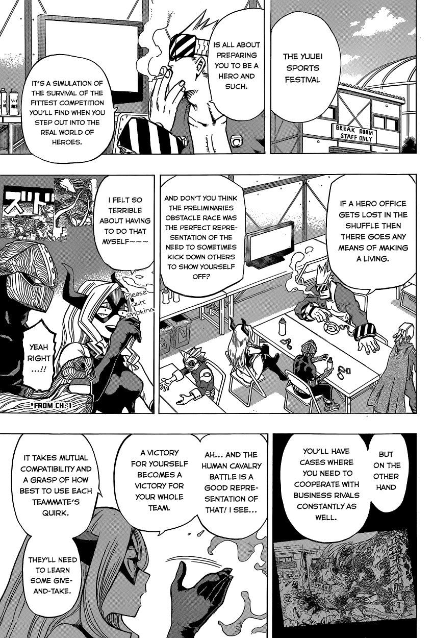 Boku no Hero Academia Chapter 27 page 10 - Chapter 27: Fateful Negotiations