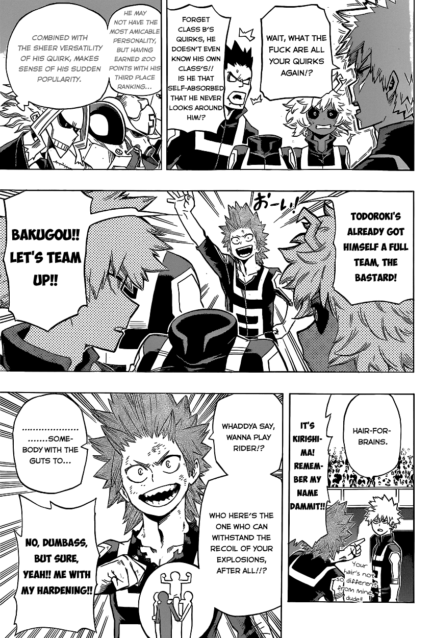 Boku no Hero Academia Chapter 27 page 12 - Chapter 27: Fateful Negotiations