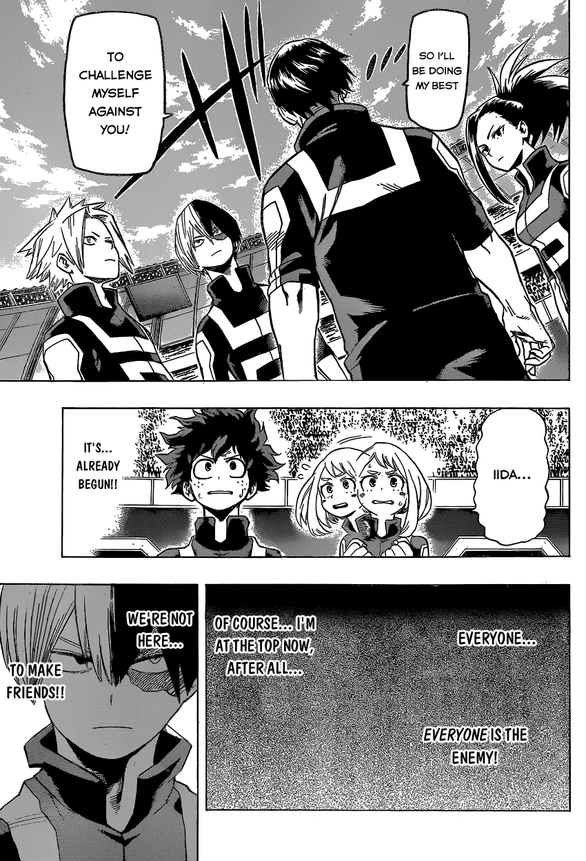 Boku no Hero Academia Chapter 27 page 18 - Chapter 27: Fateful Negotiations