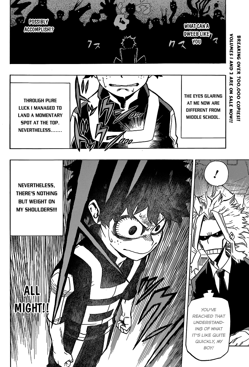 Boku no Hero Academia Chapter 27 page 7 - Chapter 27: Fateful Negotiations