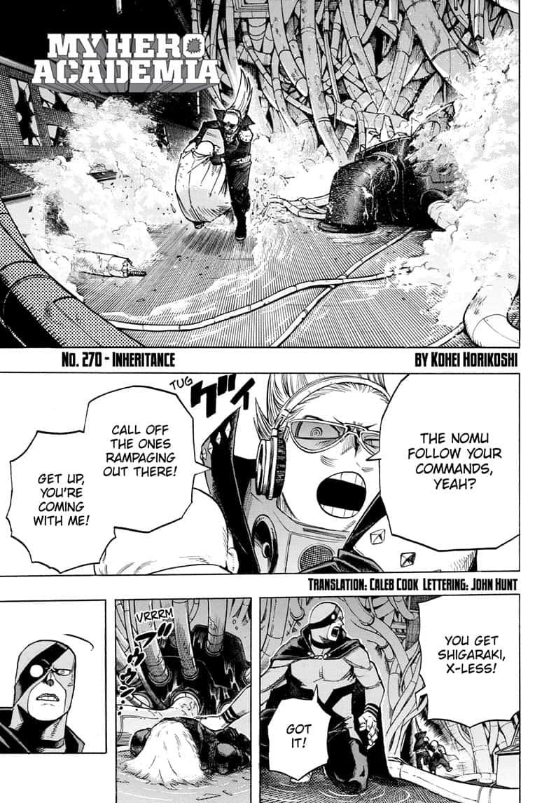 Boku no Hero Academia Chapter 270 page 1 - Chapter 270