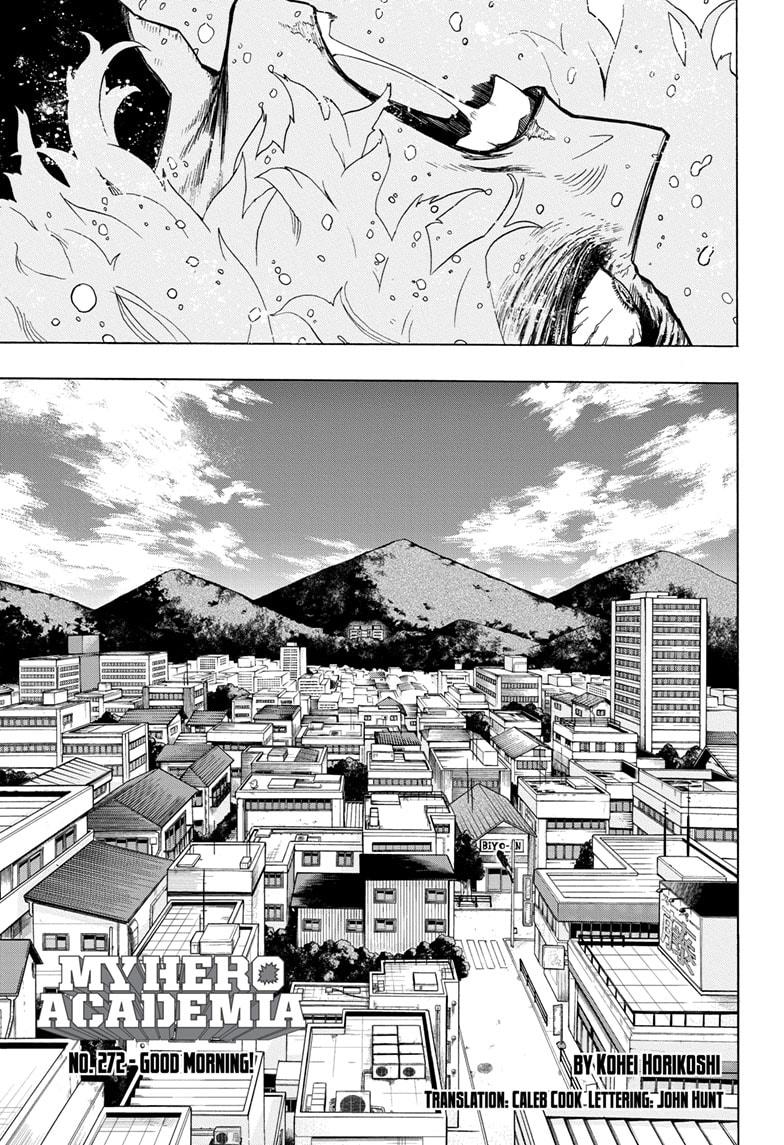 Boku no Hero Academia Chapter 272 page 1 - Chapter 272