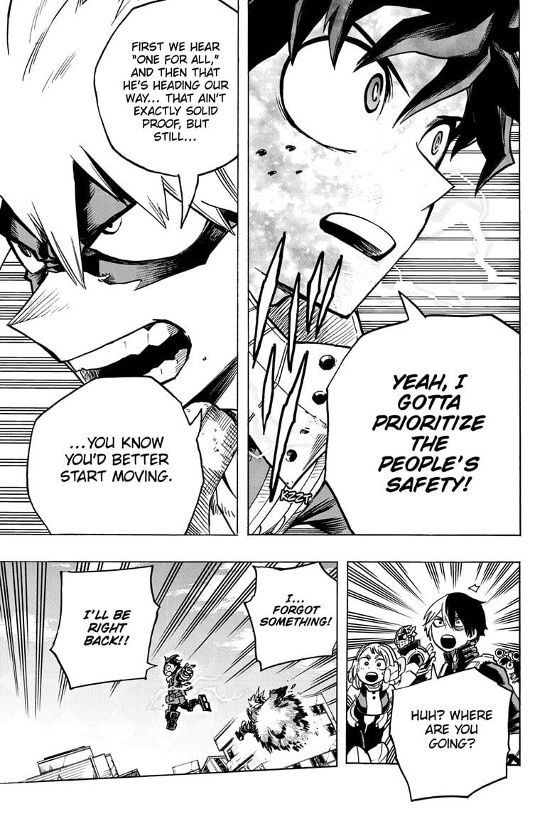 Boku no Hero Academia Chapter 274 page 16 - Chapter 274