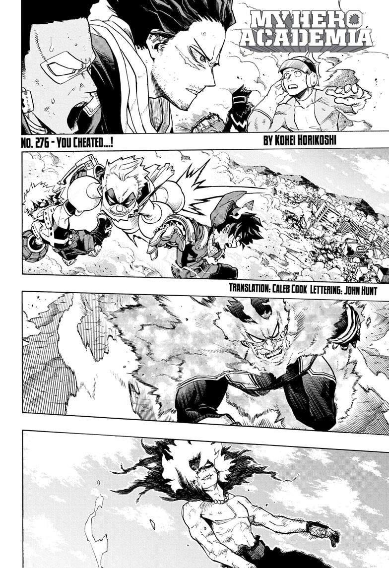 Boku no Hero Academia Chapter 276 page 4 - Chapter 276