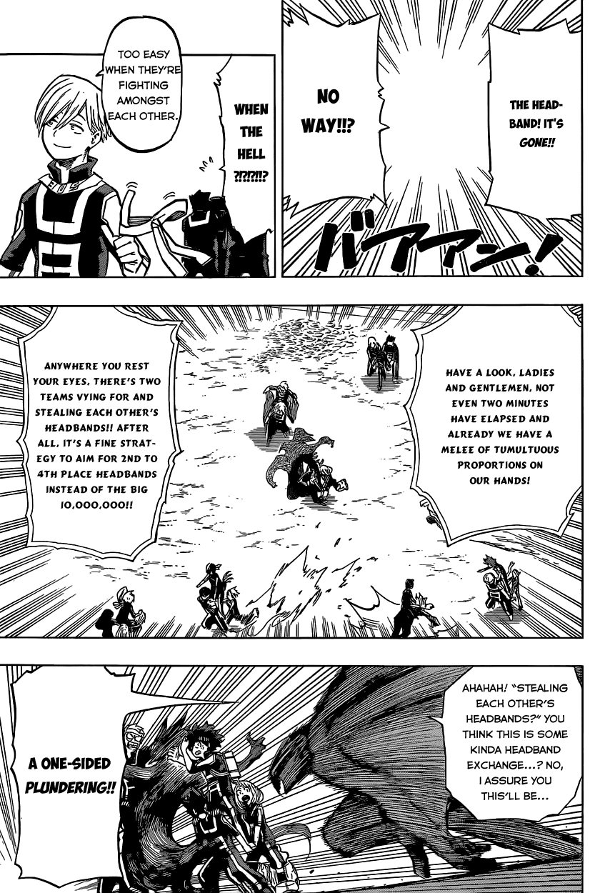 Boku no Hero Academia Chapter 28 page 13 - Chapter 28: Plans Upon Ploys Upon Plays