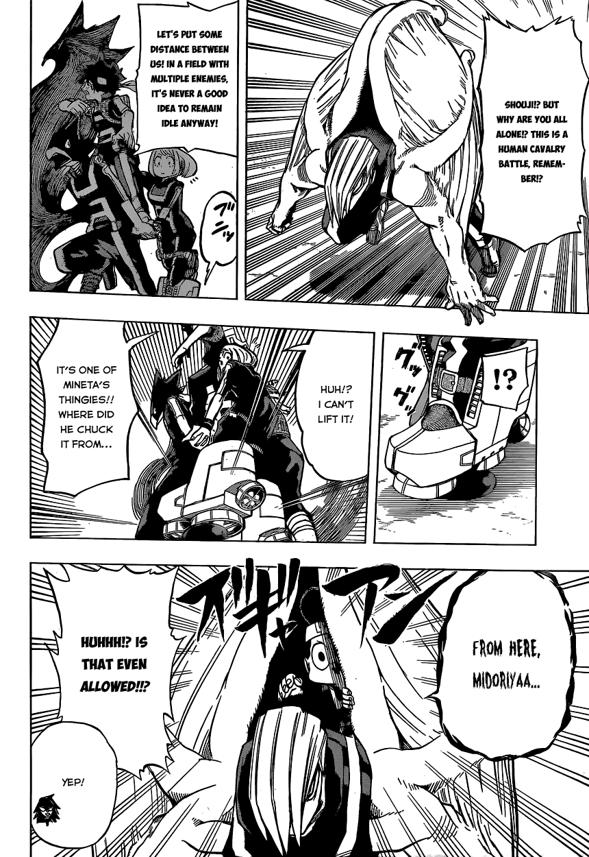 Boku no Hero Academia Chapter 28 page 14 - Chapter 28: Plans Upon Ploys Upon Plays