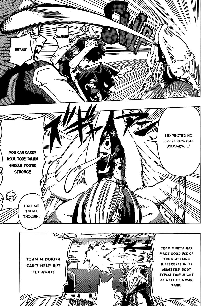Boku no Hero Academia Chapter 28 page 15 - Chapter 28: Plans Upon Ploys Upon Plays