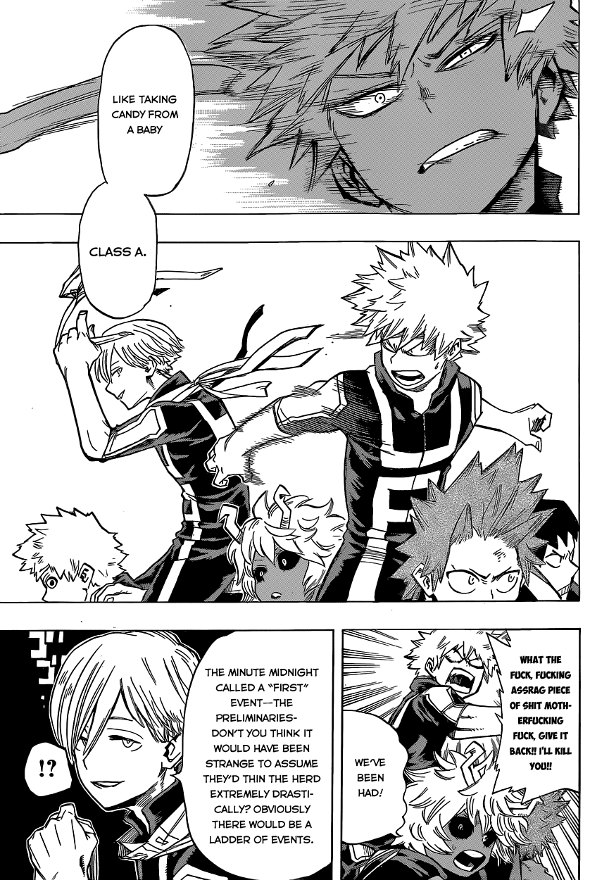 Boku no Hero Academia Chapter 28 page 19 - Chapter 28: Plans Upon Ploys Upon Plays