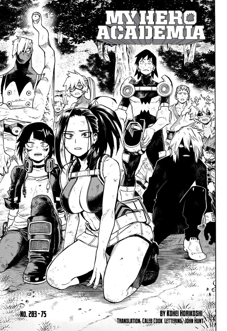 Boku no Hero Academia Chapter 283 page 1 - Chapter 283