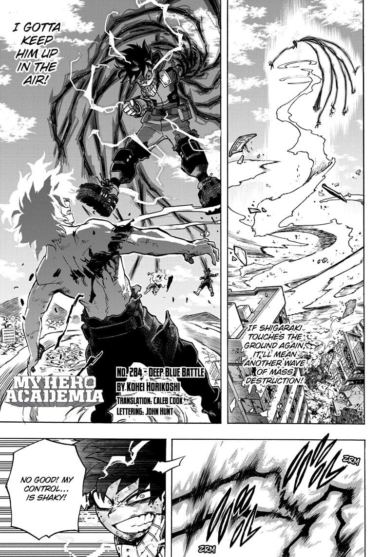 Boku no Hero Academia Chapter 284 page 1 - Chapter 284