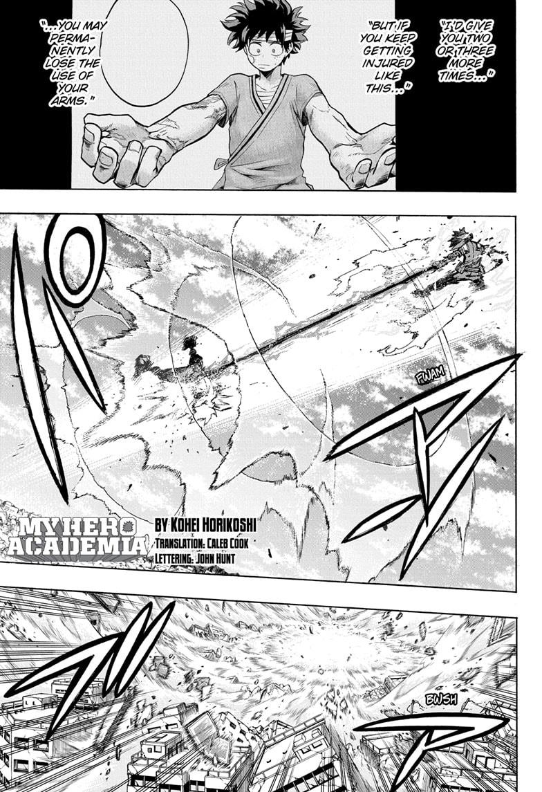 Boku no Hero Academia Chapter 285 page 1 - Chapter 285