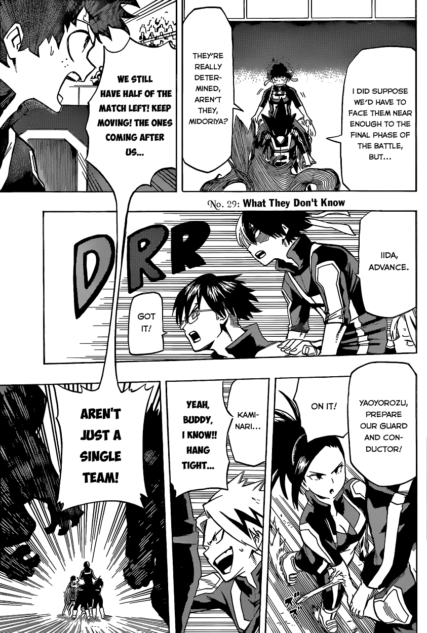 Boku no Hero Academia Chapter 29 page 10 - Chapter 29: What They Don't Know