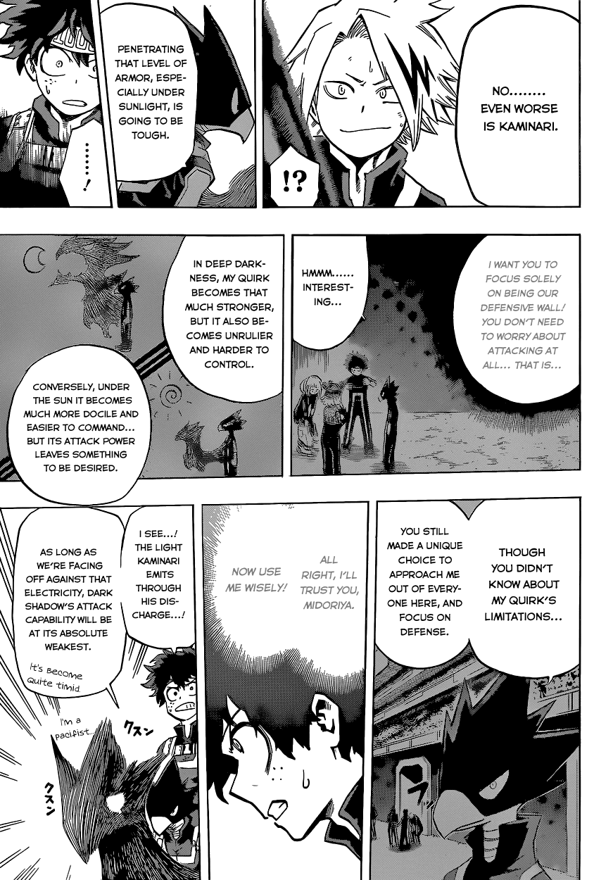 Boku no Hero Academia Chapter 29 page 14 - Chapter 29: What They Don't Know