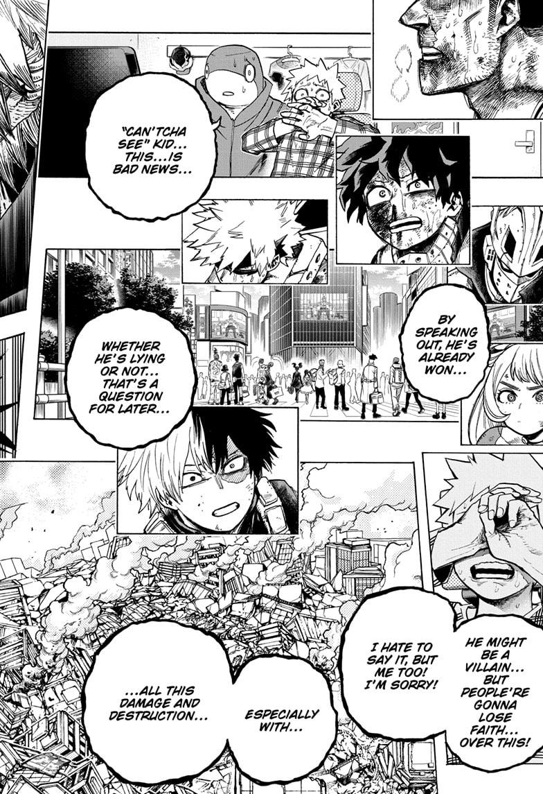 Boku no Hero Academia Chapter 291 page 12 - Chapter 291