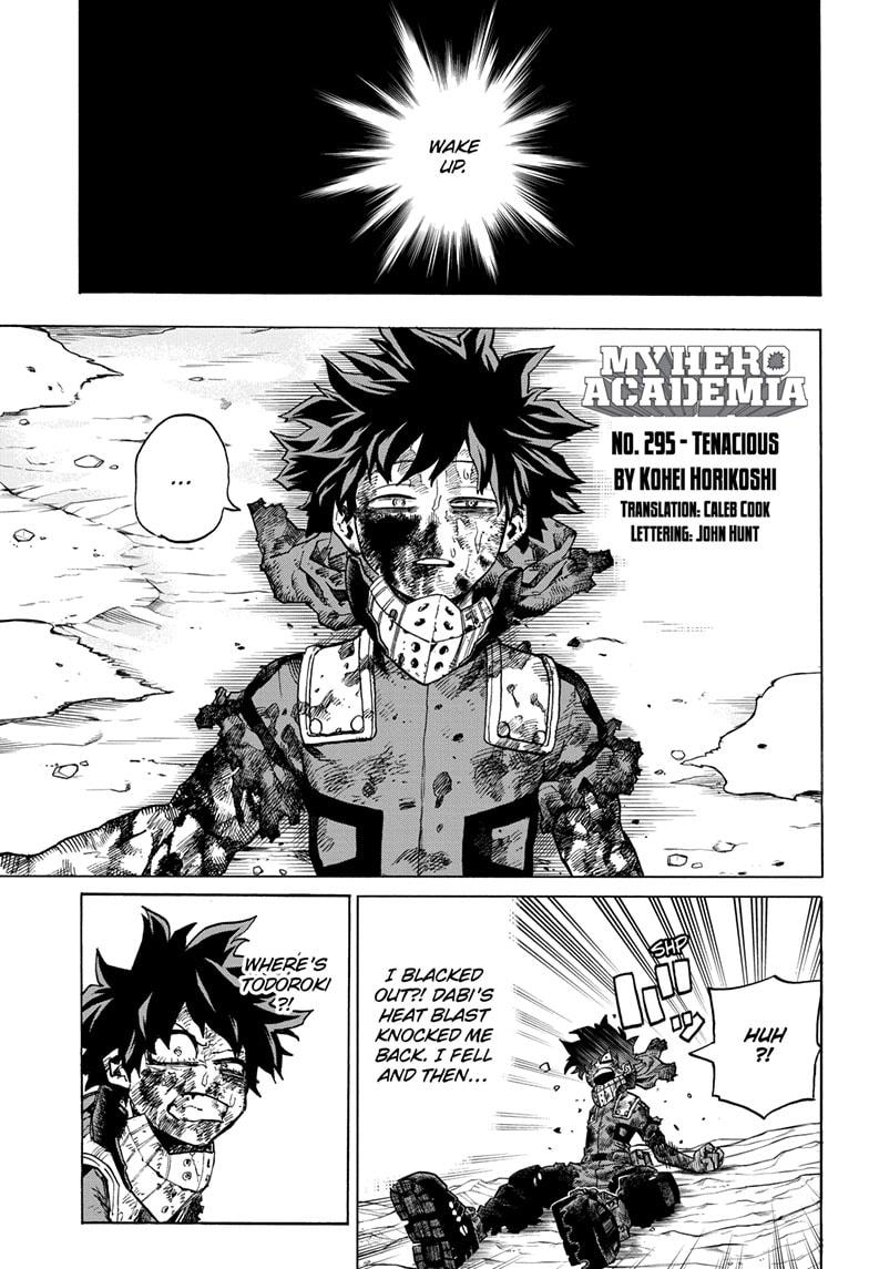 Boku no Hero Academia Chapter 295 page 1 - Chapter 295