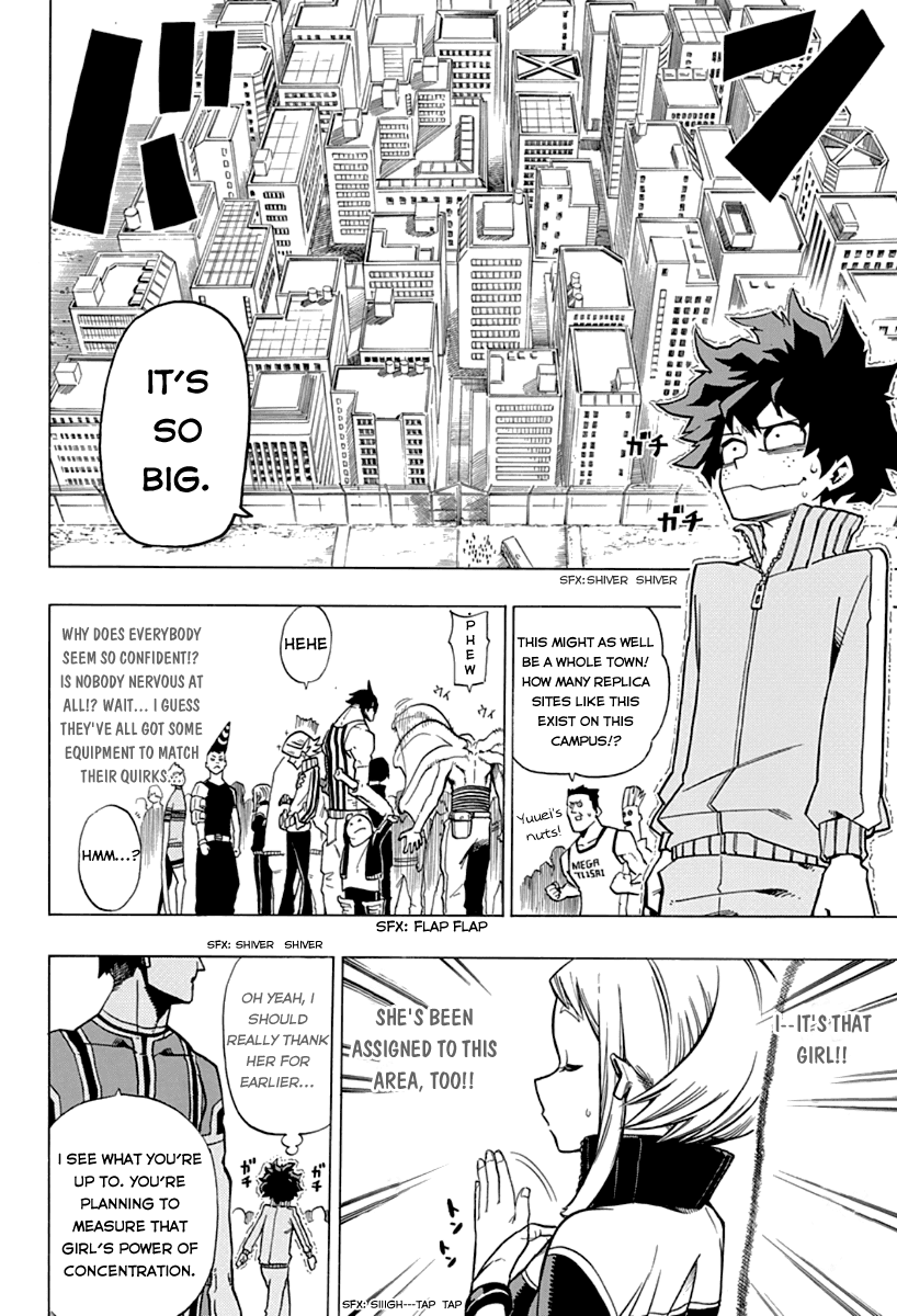 Boku no Hero Academia Chapter 3 page 10 - Chapter 3: Entrance Exam