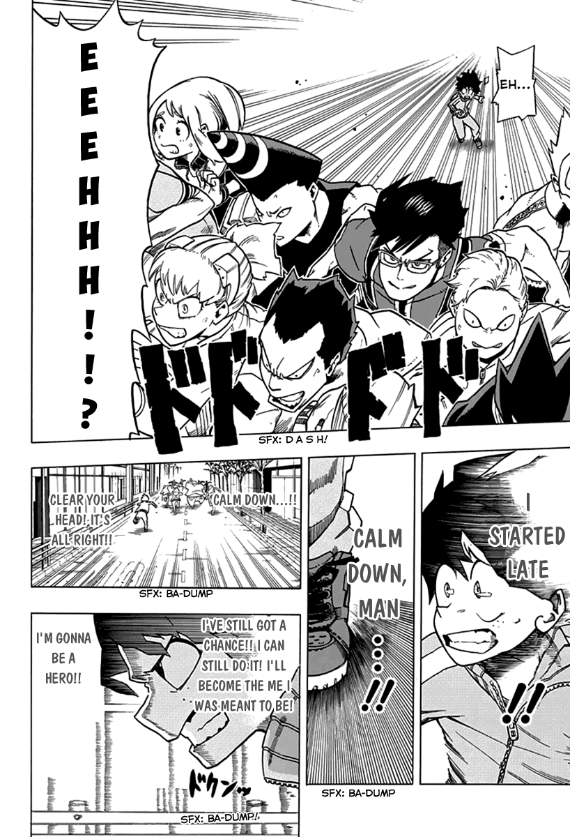 Boku no Hero Academia Chapter 3 page 12 - Chapter 3: Entrance Exam