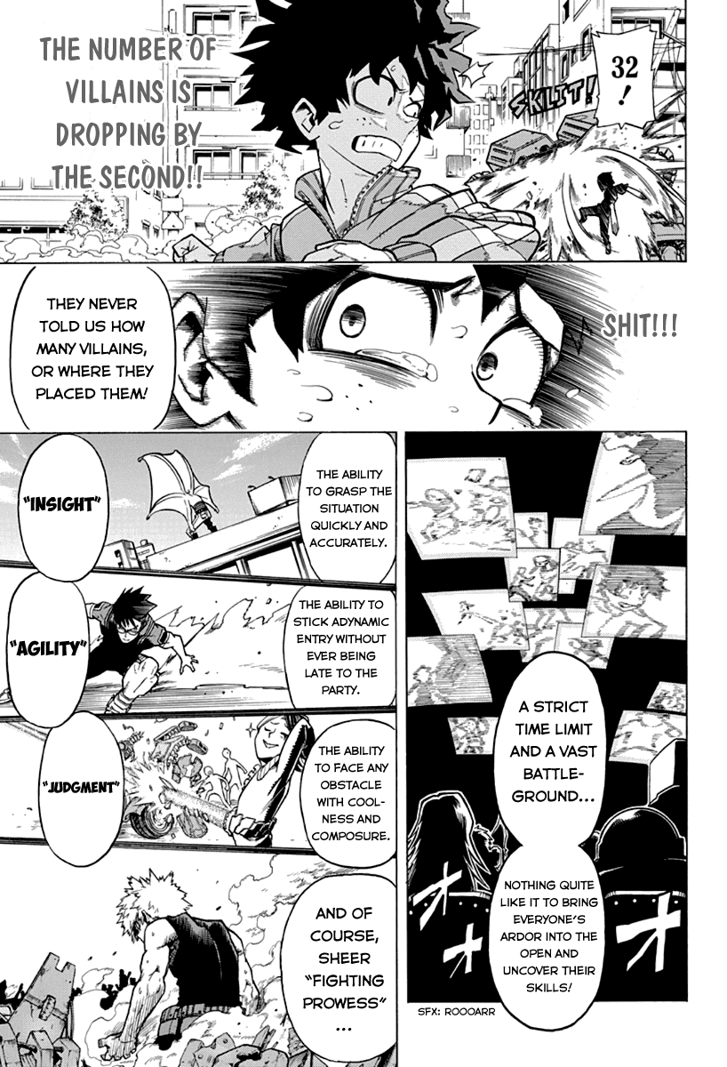 Boku no Hero Academia Chapter 3 page 17 - Chapter 3: Entrance Exam