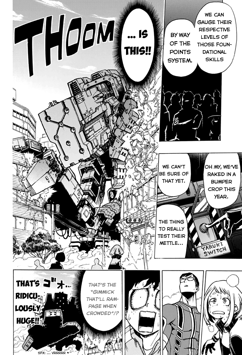 Boku no Hero Academia Chapter 3 page 18 - Chapter 3: Entrance Exam