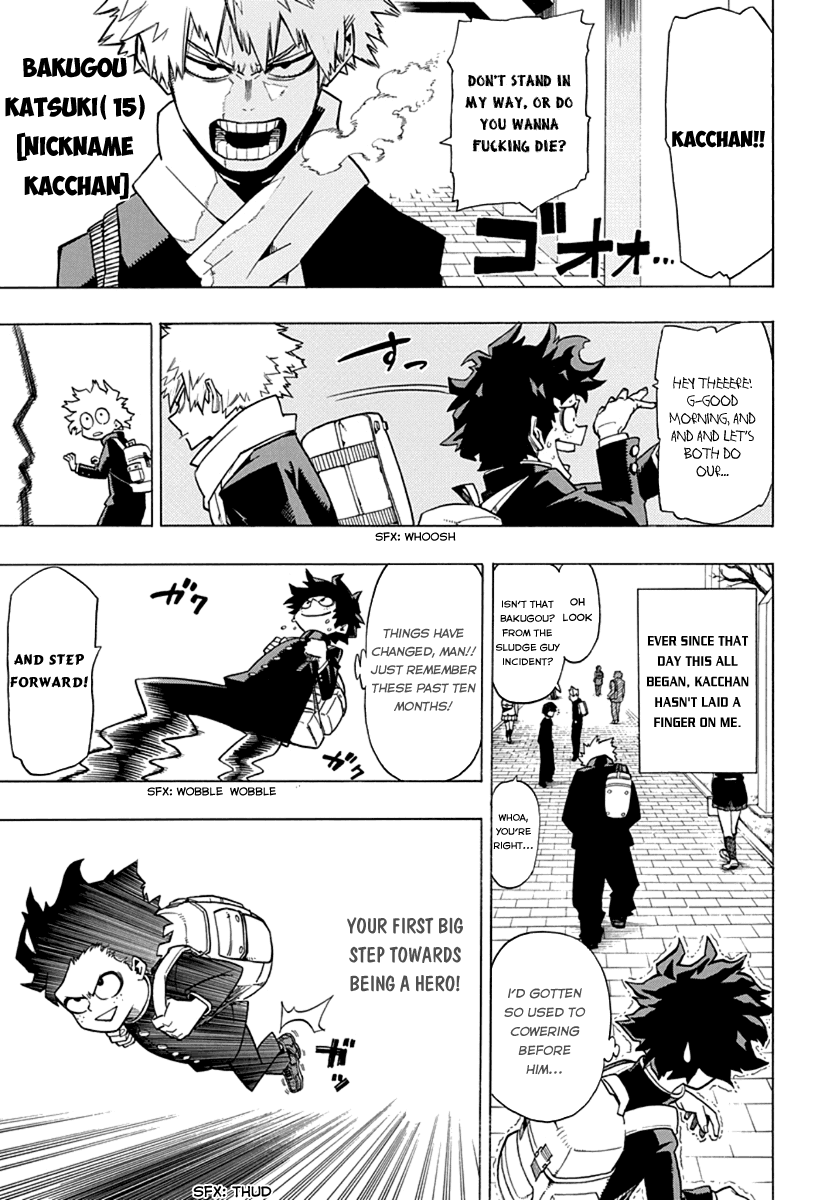 Boku no Hero Academia Chapter 3 page 3 - Chapter 3: Entrance Exam