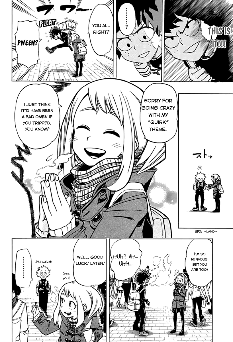 Boku no Hero Academia Chapter 3 page 4 - Chapter 3: Entrance Exam