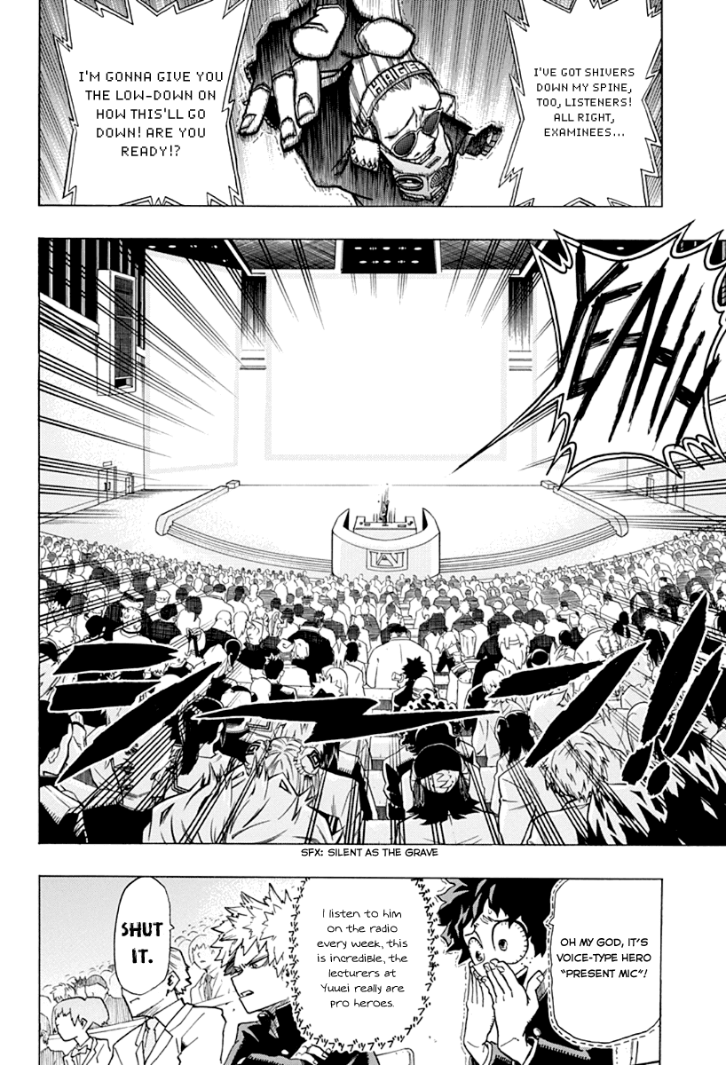Boku no Hero Academia Chapter 3 page 6 - Chapter 3: Entrance Exam